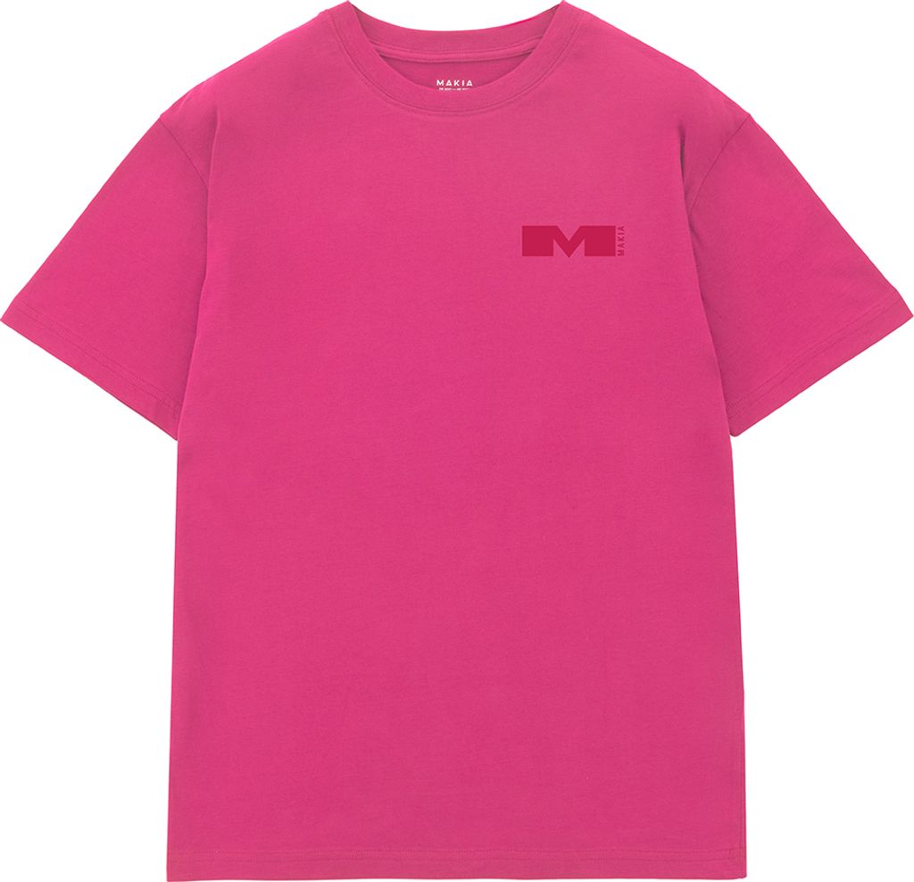 Makia Statement Kurzarm-t-shirt Rosa L Mann Rosa L