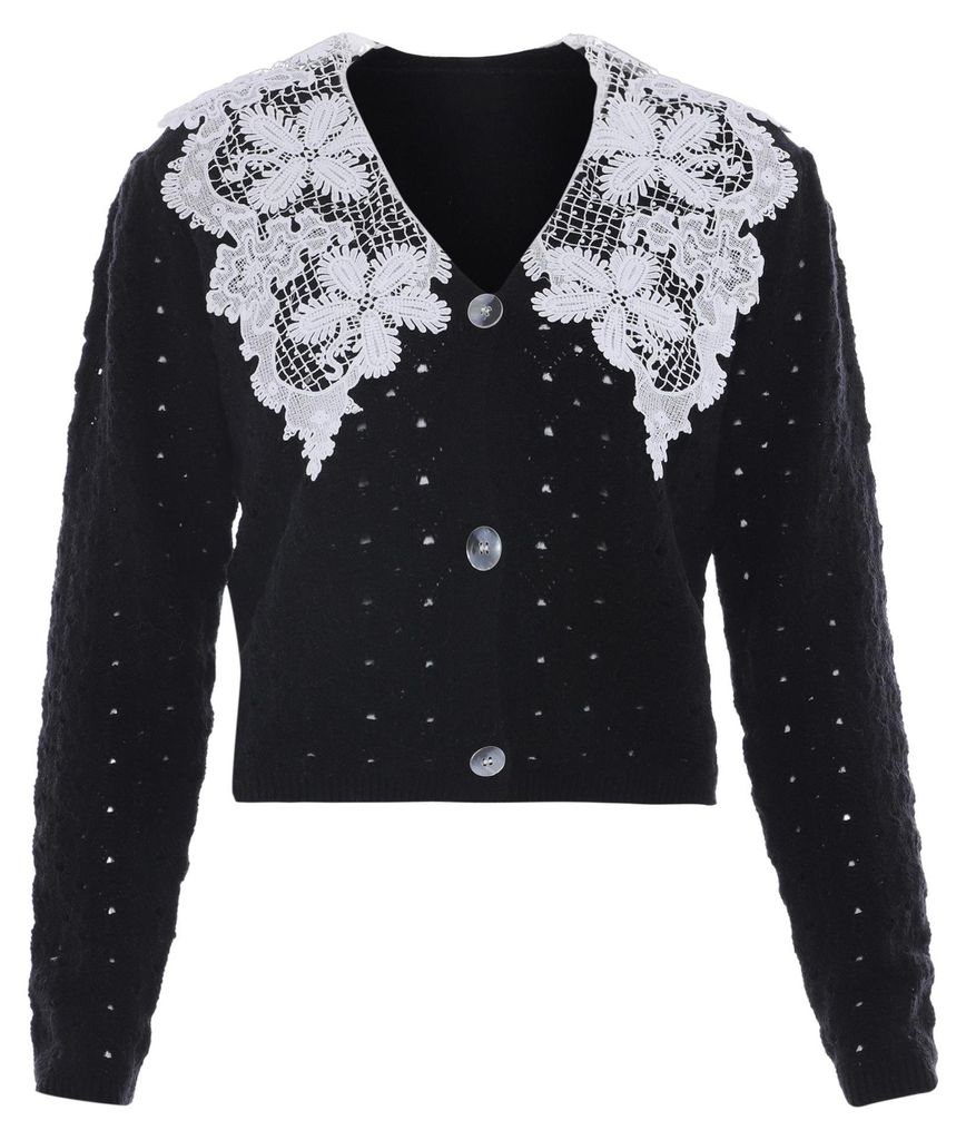 MALUBA Damen Cardigan - Schwarz, XS/S