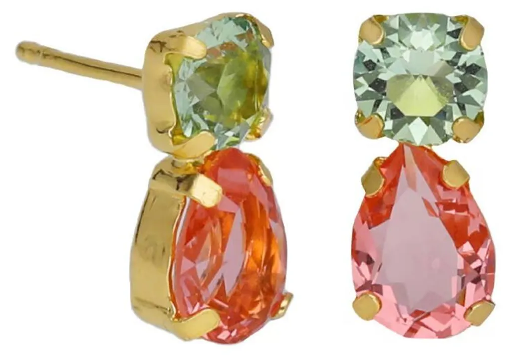 Boucles d'oreilles dorées confortables pour oreilles sensibles Bay