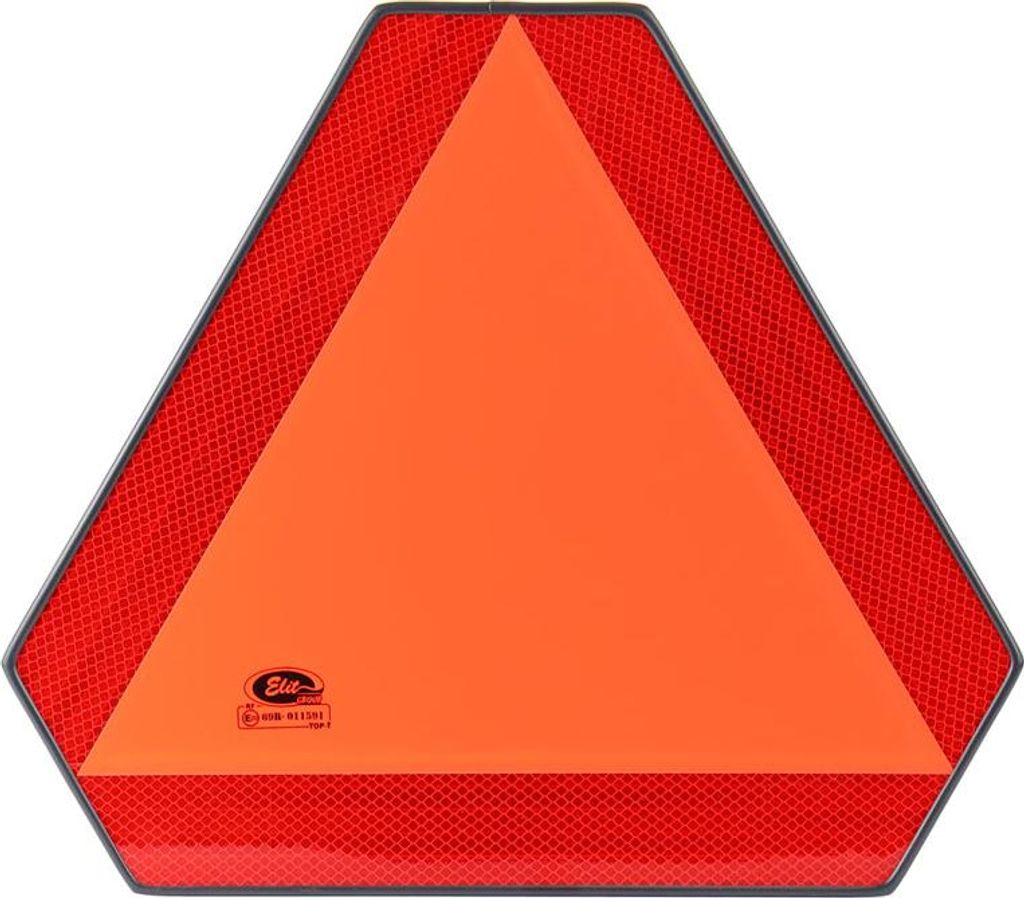 Langsamfahrendes Fahrzeug Aluminium Warntafel Traktor Dreieck 36x41 cm