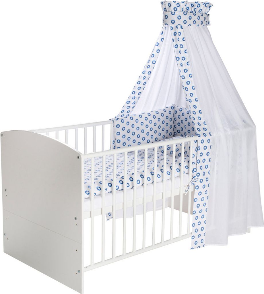 Schardt 4- teiliges Bettset mit Voile Motiv Circle Star Produktbild 