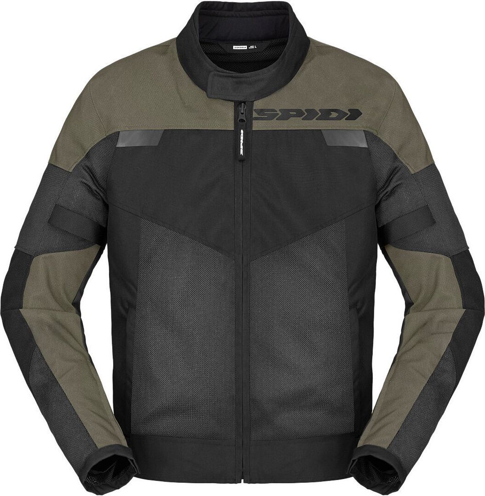 Spidi Tour Net Tex Motorrad Textiljacke, schwarz/oliv, 5XL