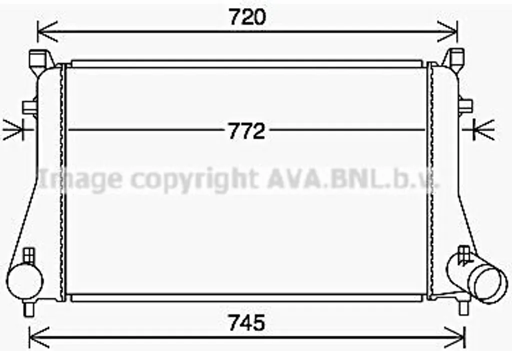Intercooler Haute Efficacité pour Skoda Kodiaq et Octavia - 5Q0145803AA