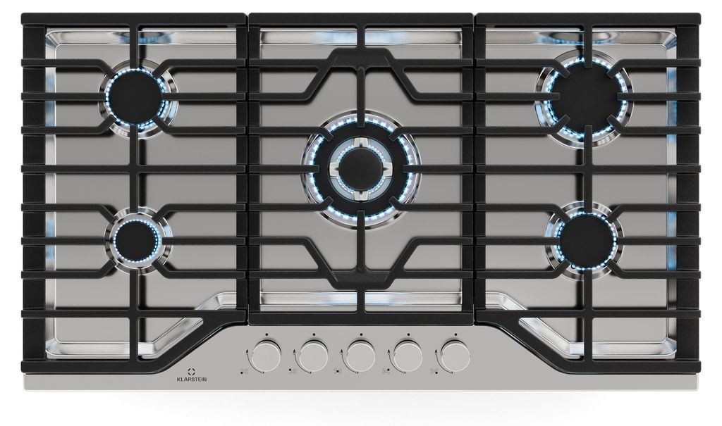 Klarstein Turbocast plynová varná doska - 5 horákov z Obrázok produktu 