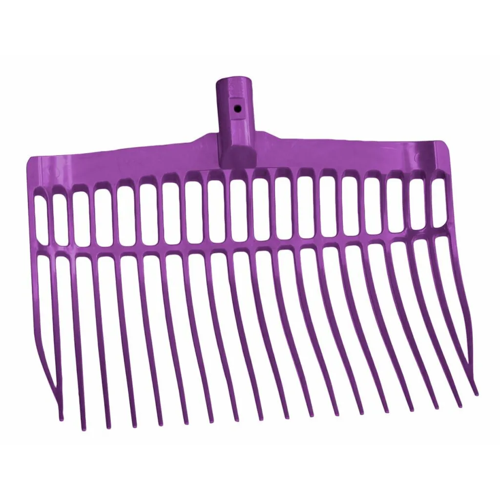 Forcone in Plastica Viola per Stalla e Orto | Ricambio Senza Manico