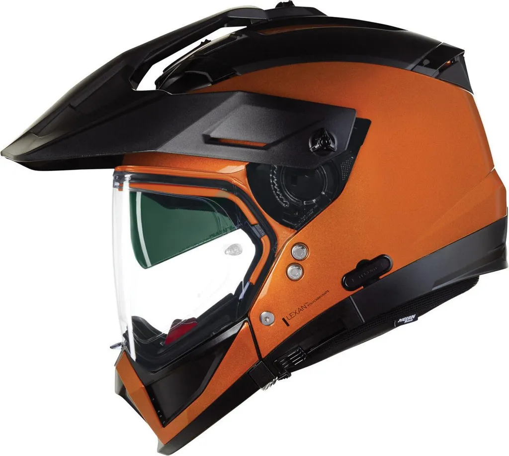 Casque de motocross Nolan N70-2X crossover modulable ocre L