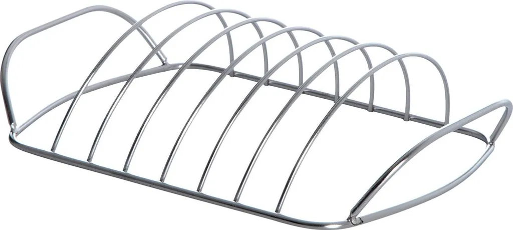Support pour Spareribs en Acier Inoxydable 29,6 x 18 x 7 cm de Qualité