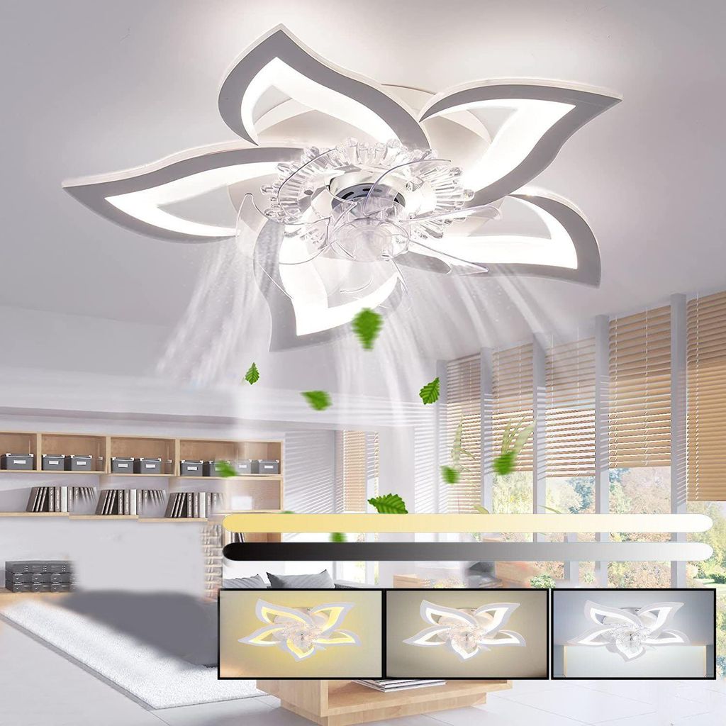 60W LED Deckenleuchte mit Ventilator, Leise Produktbild 