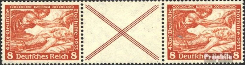 Briefmarken Deutsches Reich 1933 Mi W54 gestempelt Nothilfe-Wagner