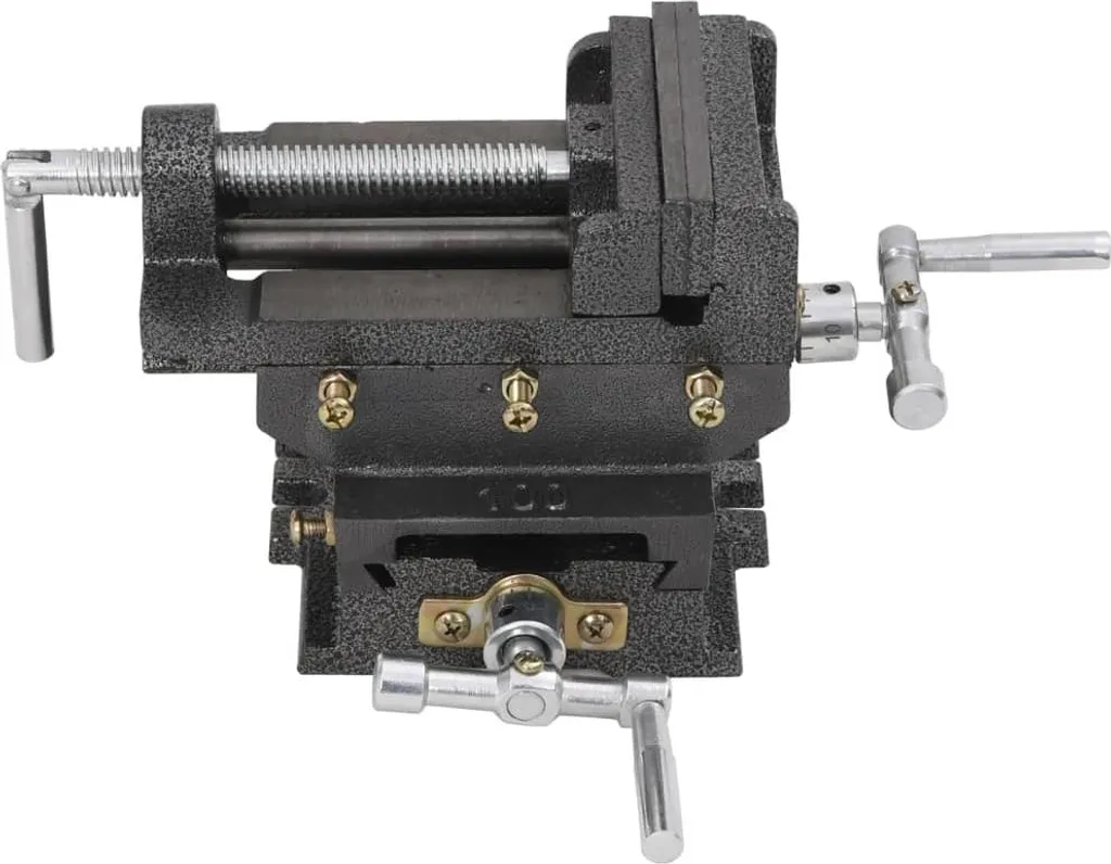 vidaXL Étau pour machines table croisée manuelle 78 mm robuste