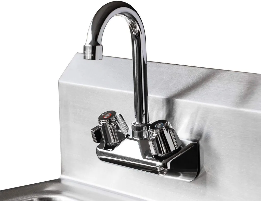 Bc-elec - HJJSS0020 Lavabo a parete in acciaio inox, lavello a parete in acciaio inox ristorazione cucina area sanitaria