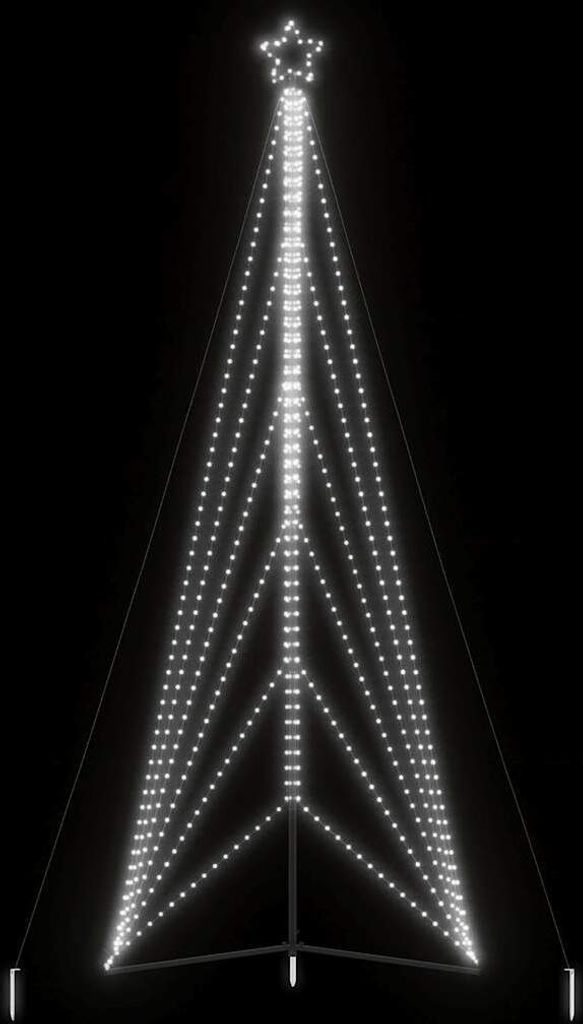 "2026 Promotion" LED Weihnachtsbaum - für die Party - 861 LEDs Kaltweiß 478 cm - Weihnachtsgirlanden CC24809