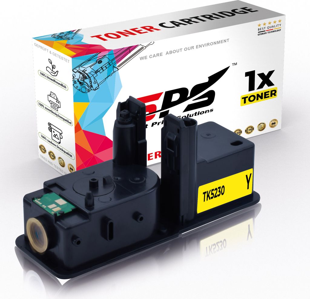 1x Toner TK-5230Y TK-5230Y Gelb kompatibel für Kyocera Ecosys M5521CDW
