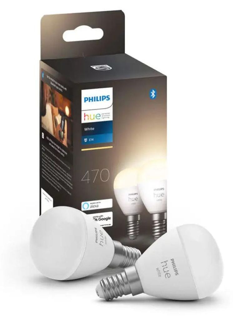 Philips Hue White Lustr – inteligentní žárovka s paticí E14 Obrázek produktu 