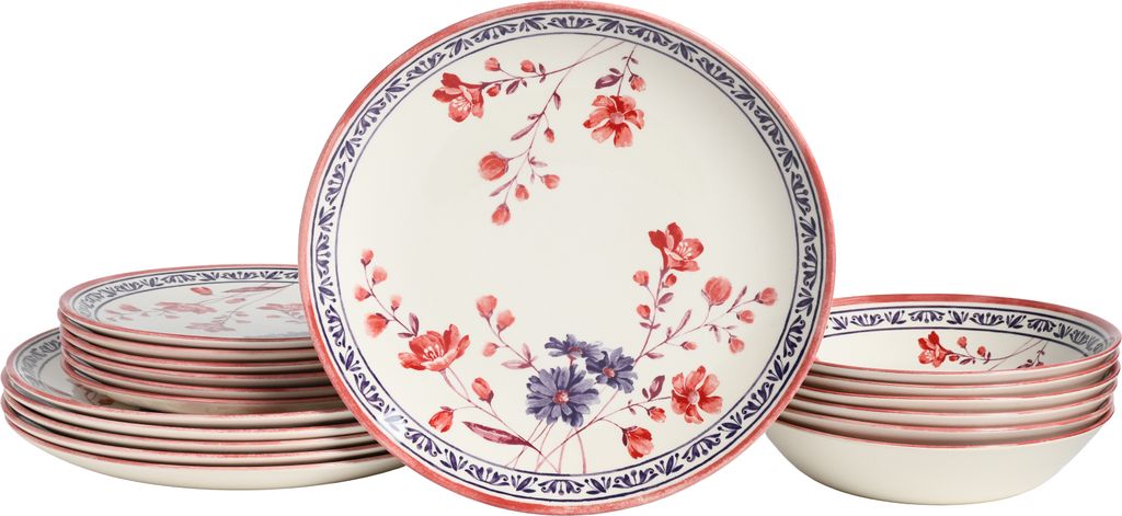 CreaTable, 24018, Cottage Bunt, sada tanierov 18 ks, Obrázok produktu 