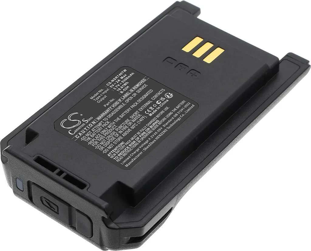 Batterie Inrico T740 pour usage intensif remplace B-52H Lithium-Ion 4k