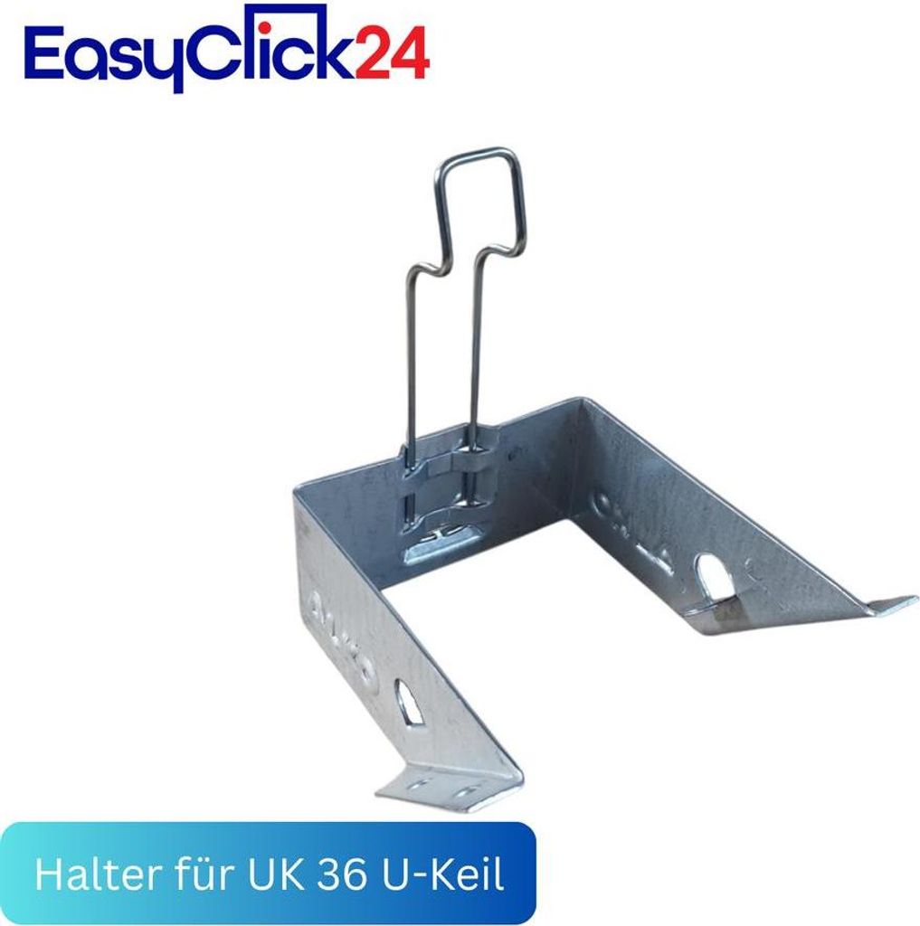 Tripus Unterlegkeil Kunststoff 1600kg Achslast Reifenhalbmesser 295mm oder AL-KO UK36 Stahl verzinkt Anhängerkeil wahlweise mit Halter Typ 1 Lasch...