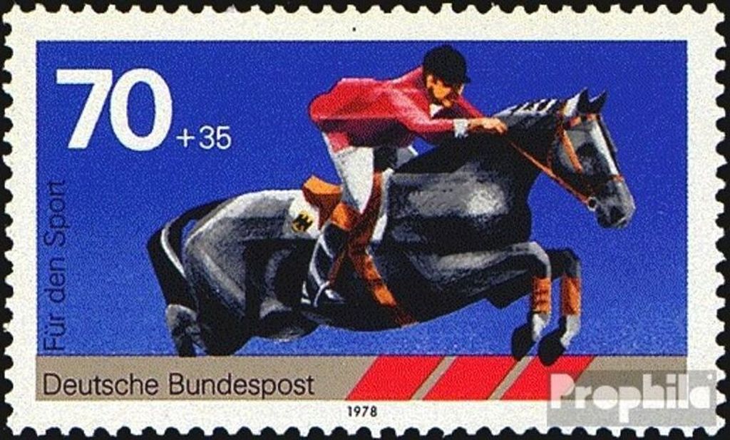 Briefmarken BRD (BR.Deutschland) 1978 Mi 968 (kompl.Ausg.) postfrisch Sporthilfe