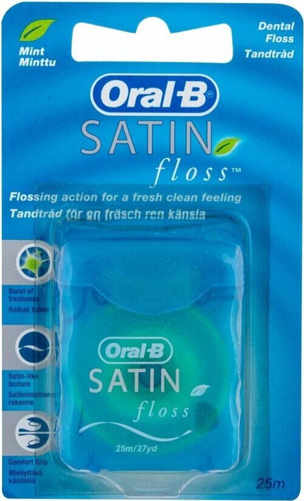 Oral b Satin Filo interdentale alla menta 25mt Immagine del prodotto 