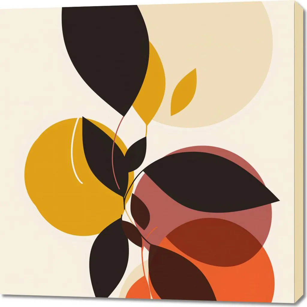 Tableau 90x90 Aube Dorée - Solution Déco pour Illuminer une Pièce Sombre