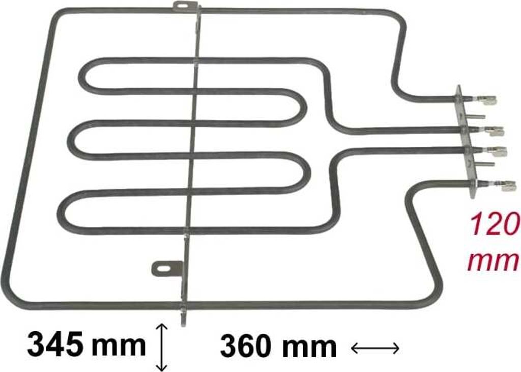 Zanussi - Ofen Heizelement 1000/2000W Orig - 3570337018