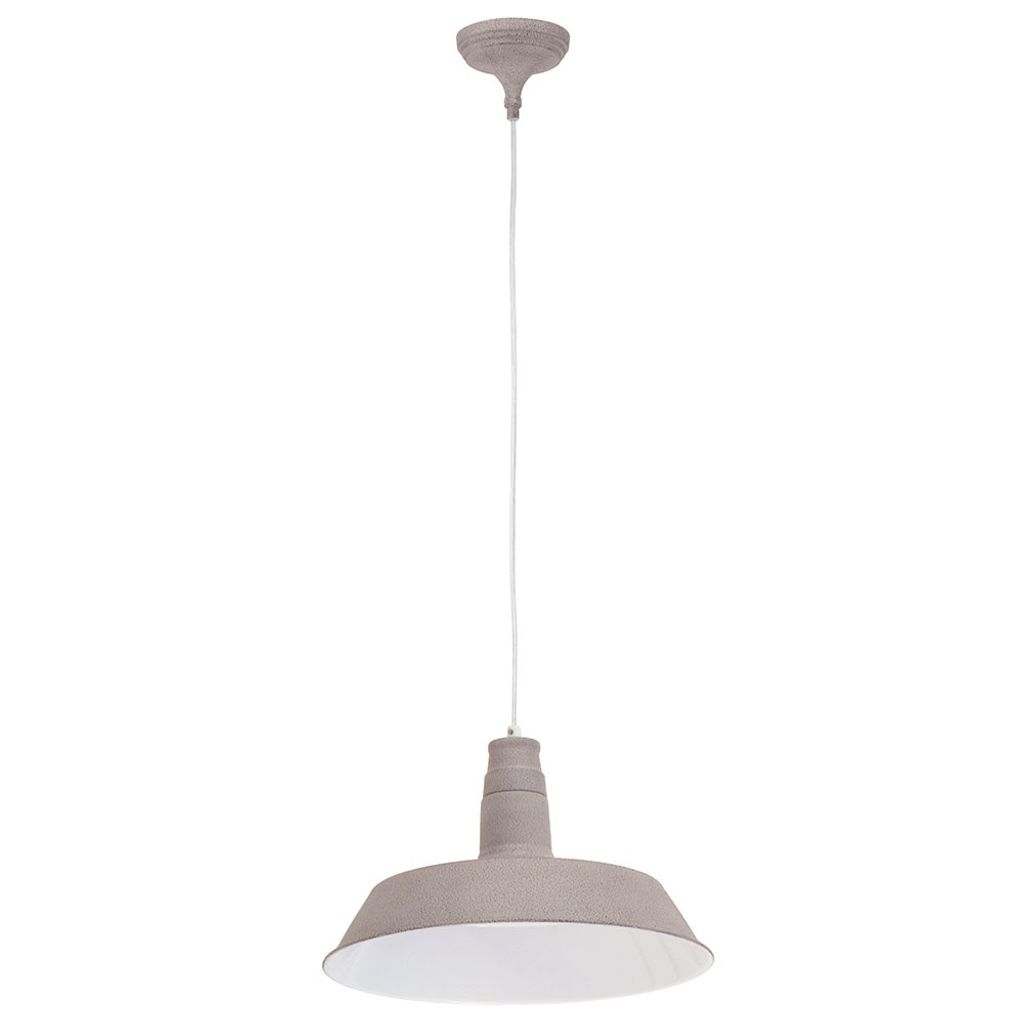 Elegante Hängeleuchte aus Stahl mit Struktur Produktbild 