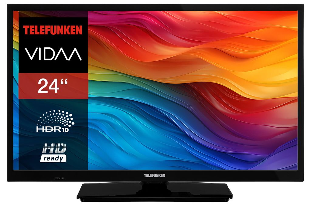 Telefunken XH24VP550M Fernseher 24 Zoll Smart TV VIDAA HD Produktbild 