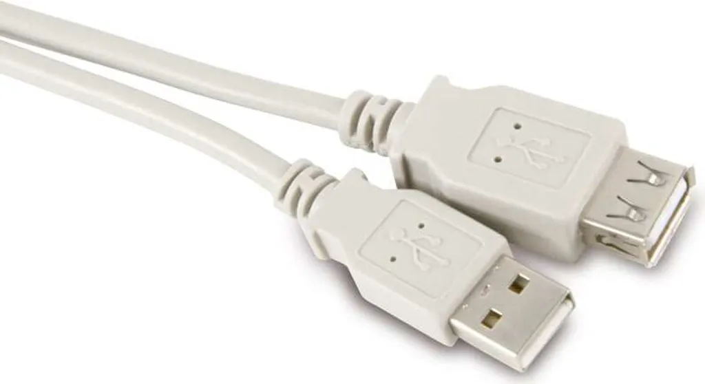 Prolunga USB 2.0 3 metri Grigia Classica | Cavo Estensione A-A Schermato