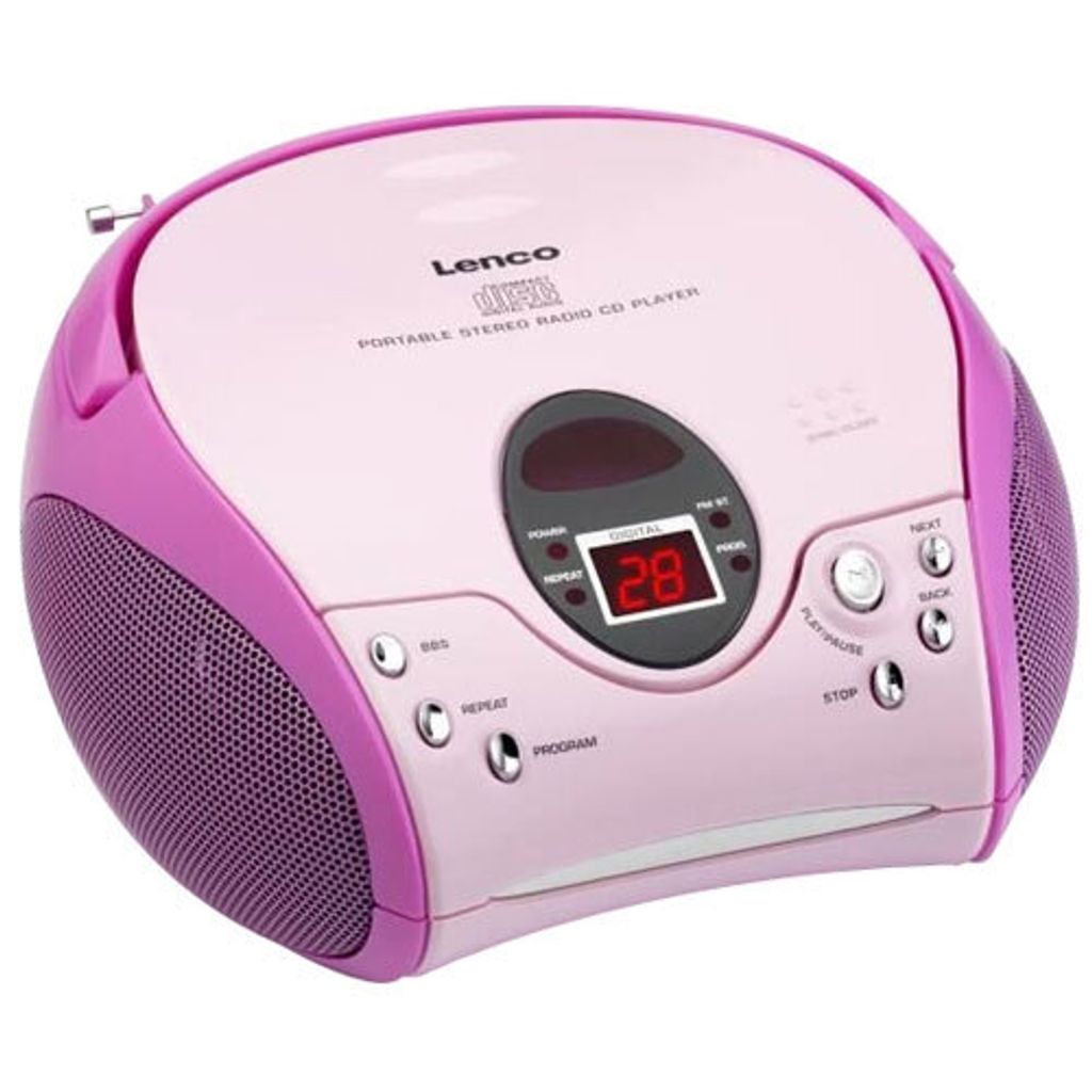 Lenco SCD-24 Radio-Recorder, UKW, CD-Player, Kopfhörer-Ausgang