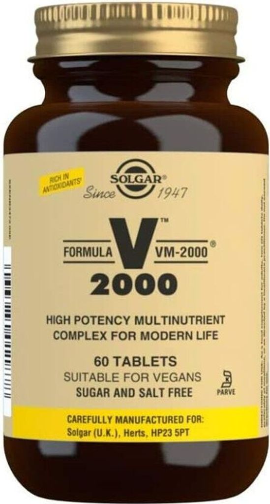 VM 2000 Formula Solgar E1187 60 jednotiek Obrázok produktu 