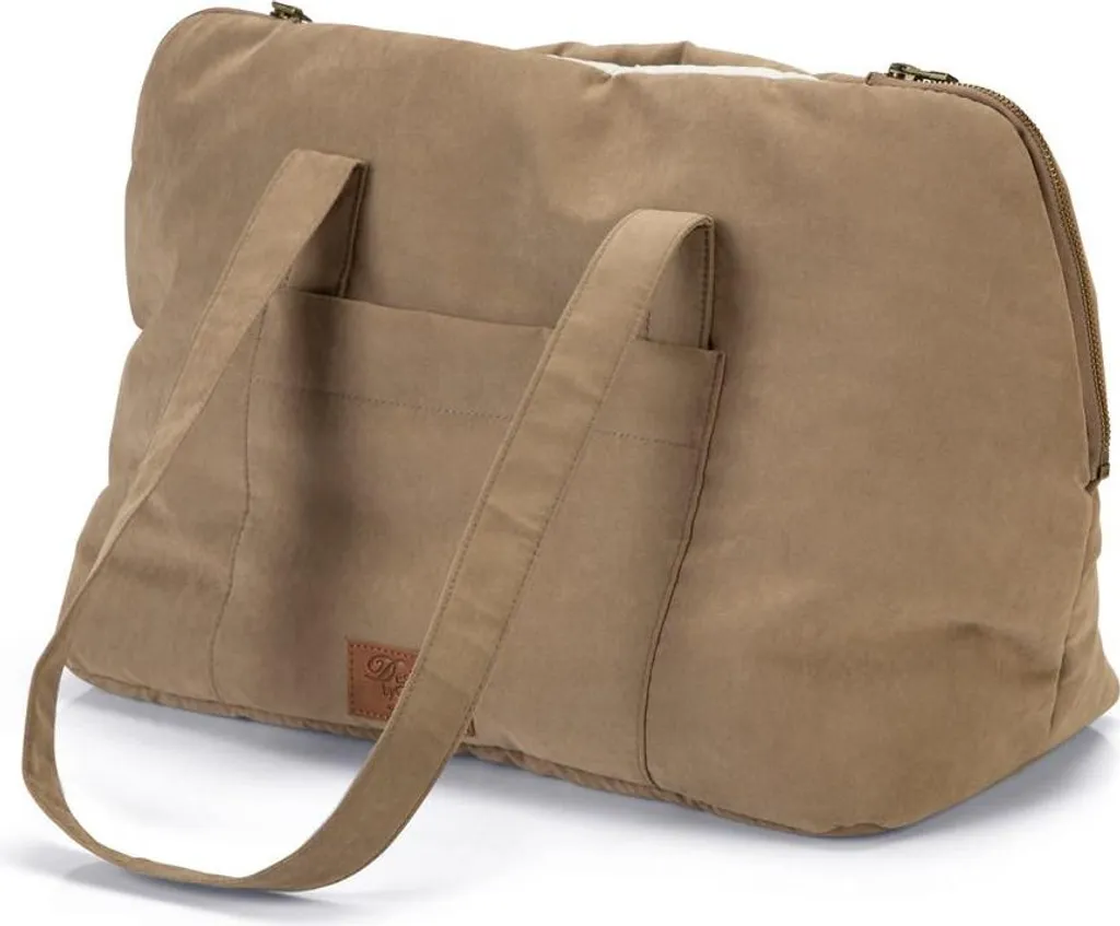 Designed by Lotte Bundu Borsa Trasporto Cani Beige 40cm