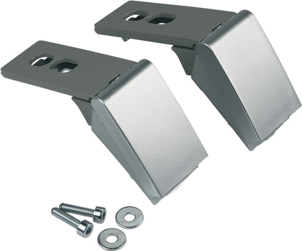 easyPART passend für 10026698 LIEBHERR Stangenformgriff 2x Scharnier Reparatursatz Reparaturset Kunststoff Metall silber grau ALTERNATIV 9590178 K...