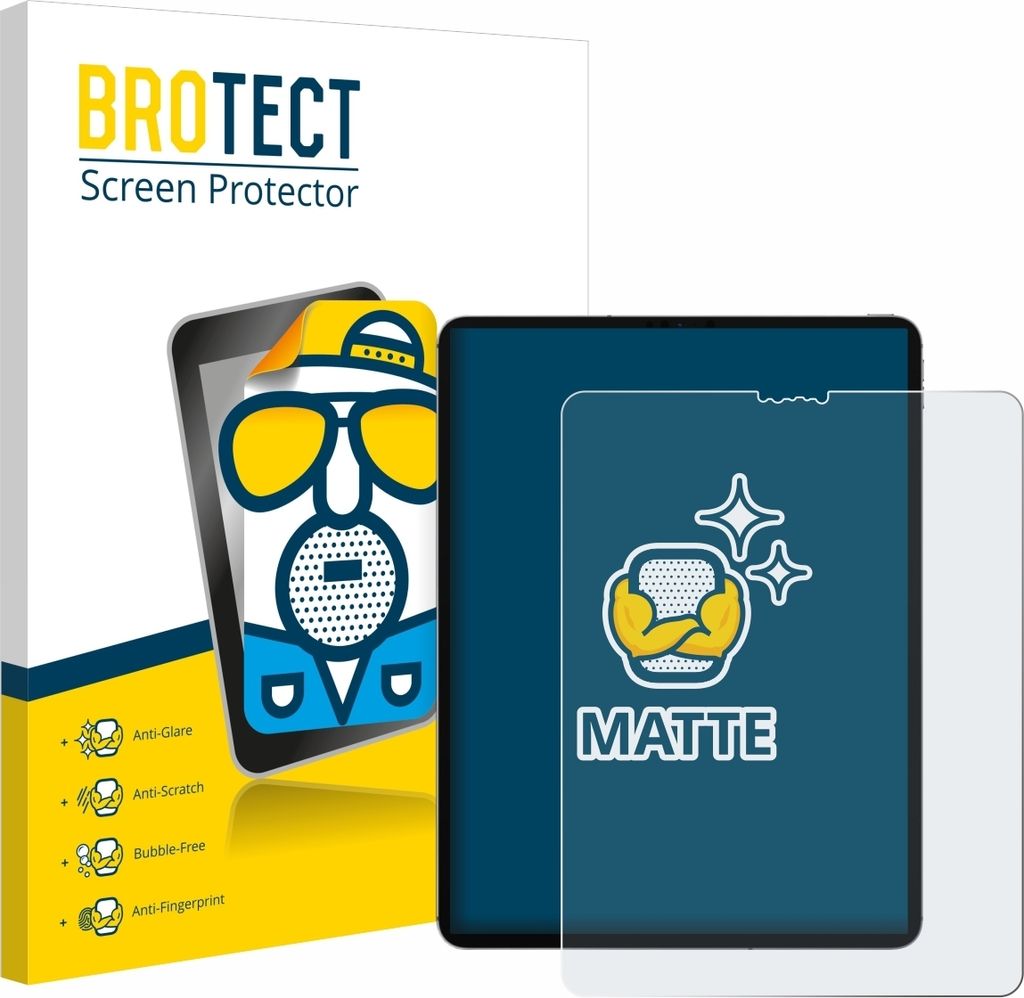 BROTECT Schutzfolie für Apple iPad Pro 12.9" WiFi 2021 (5. Gen.) Displayschutz Displayschutzfolie Folie Matt Entspiegelungsfolie