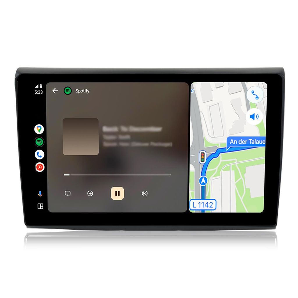 9-Zoll Android 4+64GB Autoradio mit CarPlay & Android Auto Produktbild 
