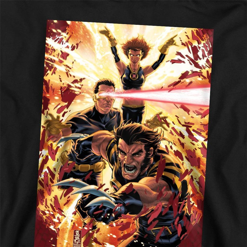 X-Men - Kapuzenpullover für Kinder TV22558 (128) (Schwarz)