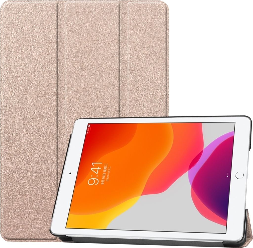Mobigear Tri-Fold iPad 7 (2019) Hülle Klapphülle - Gold
