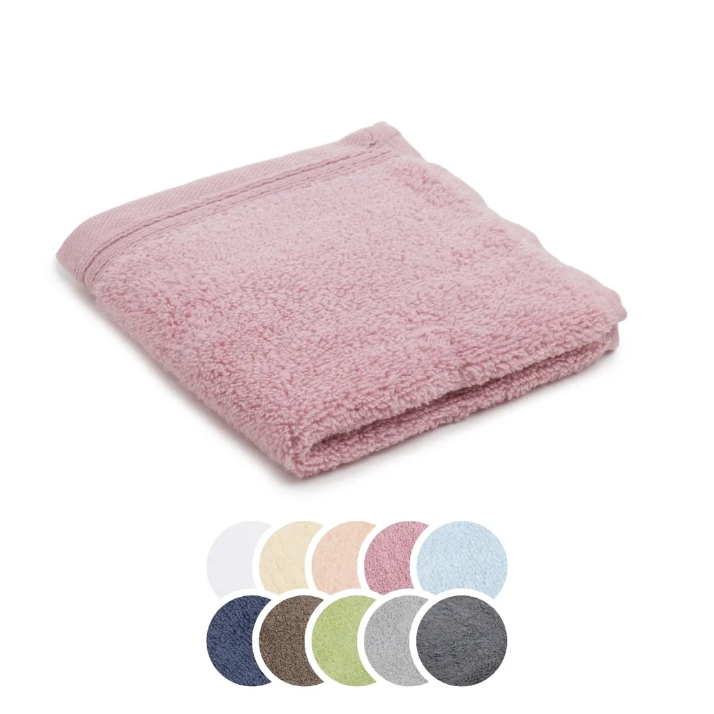 liebling asciugamano di sapone in cotone Zero Twist, serie Lille, 600 gr. / m², 30 x 30 cm, 60 gradi, ultra morbido, altamente assorbente, rosa scuro