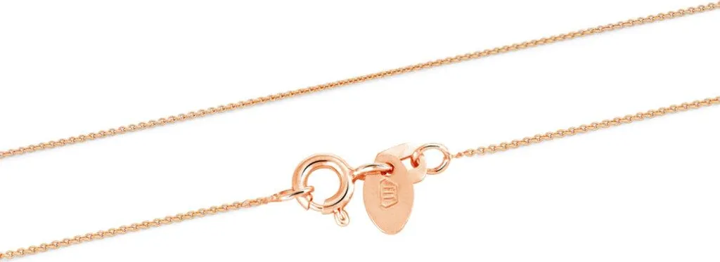 Collier chaîne maille forçat en bronze et argent véritable de 42 cm