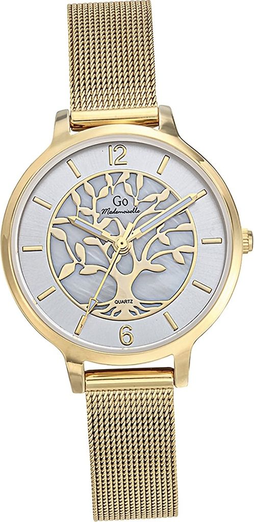 Girl Only Edelstahl Damen Uhr Analog Quarzuhr Armband gold GO D2UGO695491