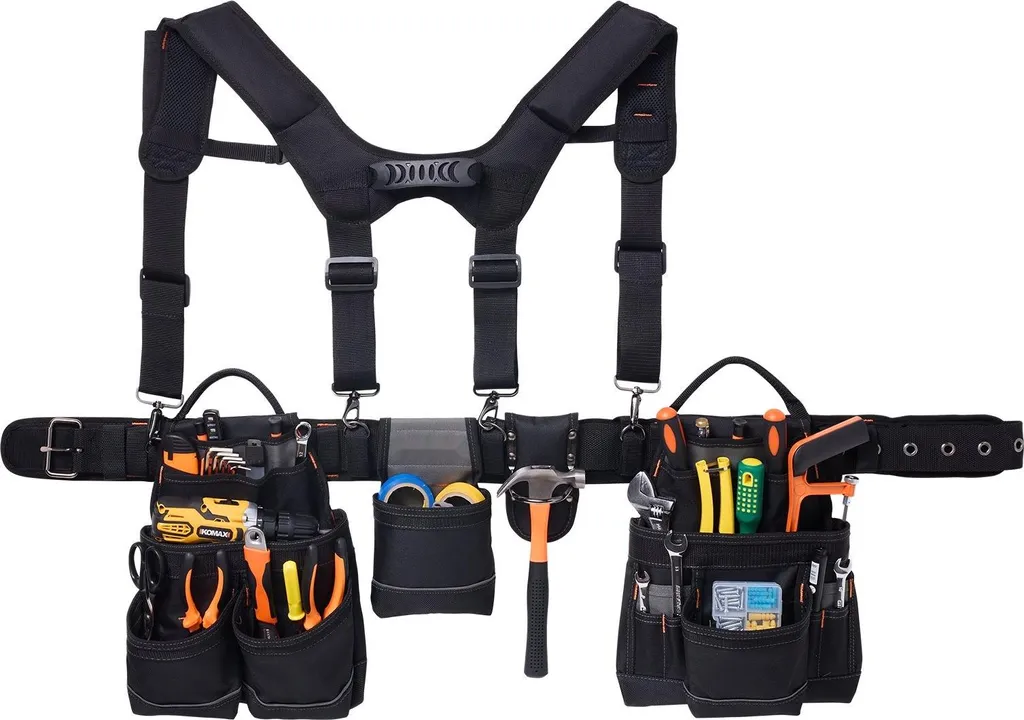Ceinture de travail ergonomique avec bretelles pour soulager le dos 19p