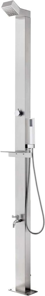 Douche de jardin 220 cm acier inoxydable Image du produit 