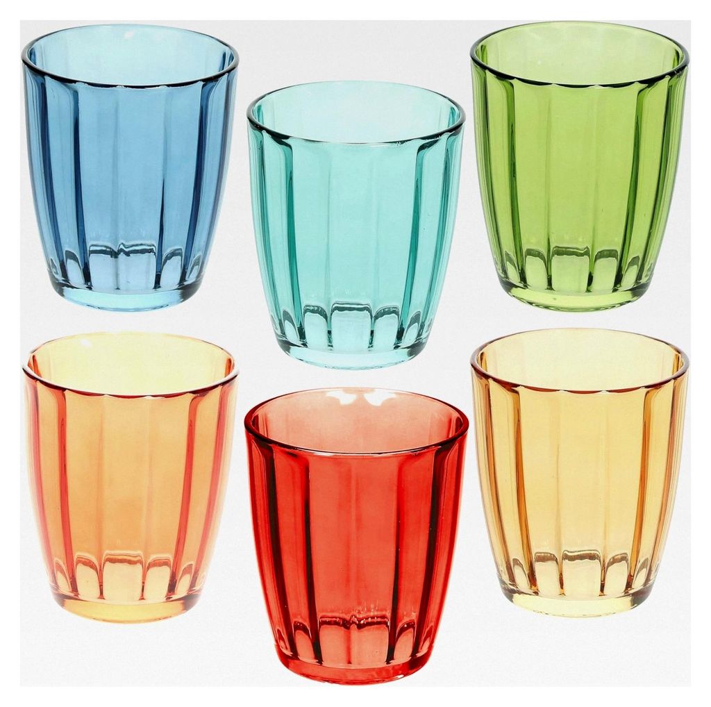 Siviglia, Set mit 6 Gläsern, 310 ml, mehrfarbig