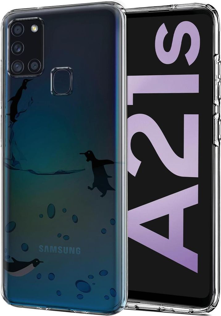 Conie Aufdruck Silikon Schutzhülle für Samsung Galaxy A21s Tasche Case Bild Cover Bumper TPU Hülle als Motiv 05