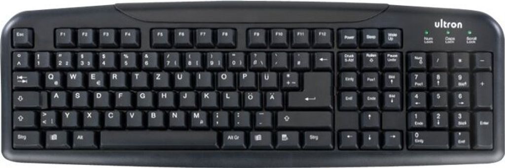 Klávesnica Ultron 76801 USB čierna Obrázok produktu 