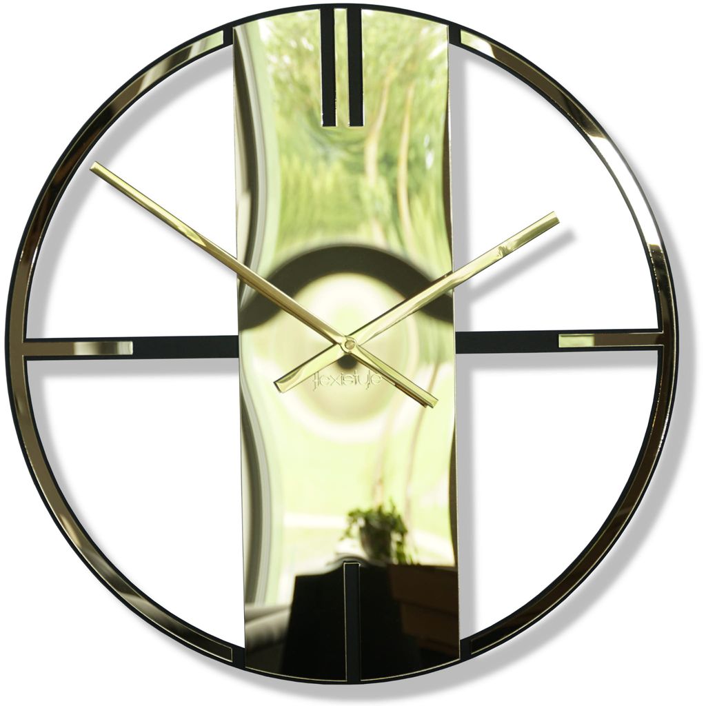 Technoline WT8030 Orologio Da Parete Radiocomandato, 30 Cm, Cornice Argento, Quadrante Bianco Con Numeri Neri