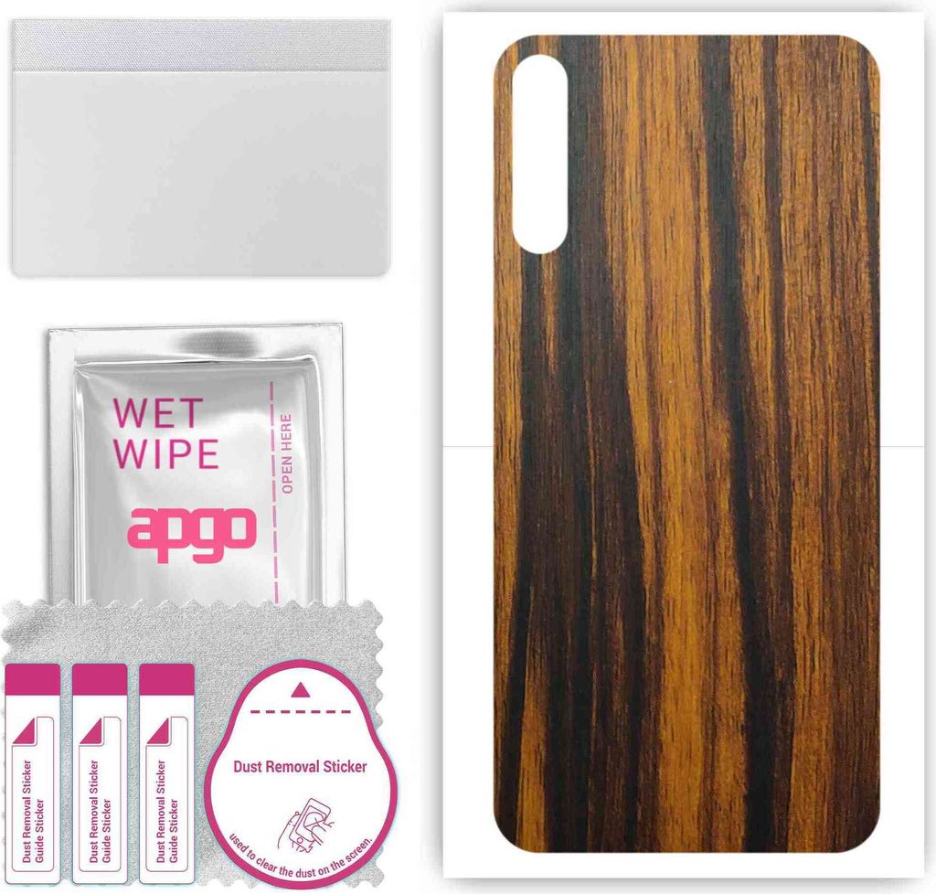 apgo Rückseite Schutzfolie, Skin, kompatibel mit Tecno Camon 15 Air, Hinten Displayschutzfolie aus Vinylfolie, kratzfest, einfache Montage - Tiger...