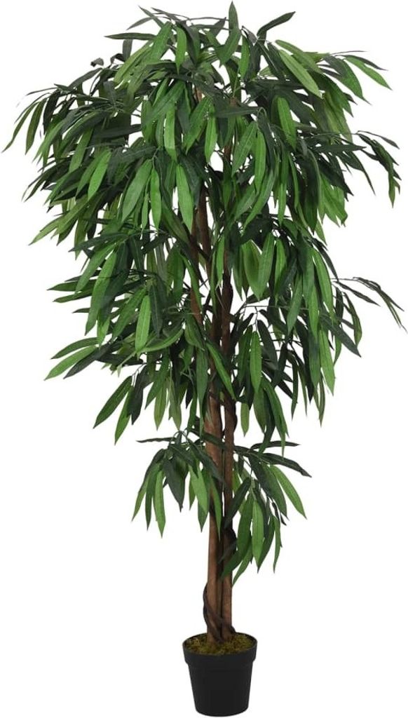 Mangobaum Künstlich 600 Blätter 150 cm Grün