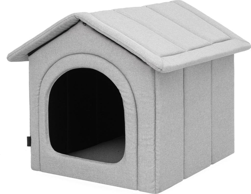 Hundehütte Stoff faltbar für Hunde & Katzen (60x70x63 cm) | Hundeecke, Ruhebereich, Zwinger, Tierheim, Hundezwinger | Doggy