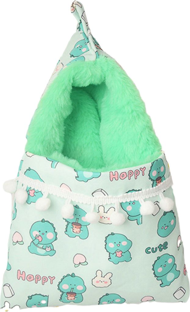 Gemütlicher Plüschschlafsack bietet Wärme und Komfort Herbst- und Winternest für Hamsterzubehör