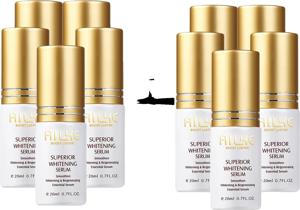 Sérum Super Whitening Hydratation Intense et Éclat, Lot de 10 Ampoules